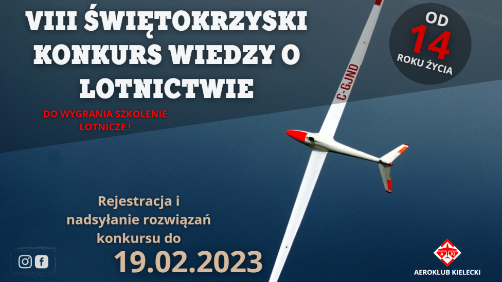 VIII Świętokrzyski Konkursu Wiedzy o Lotnictwie (fot. Aeroklub Kielecki)