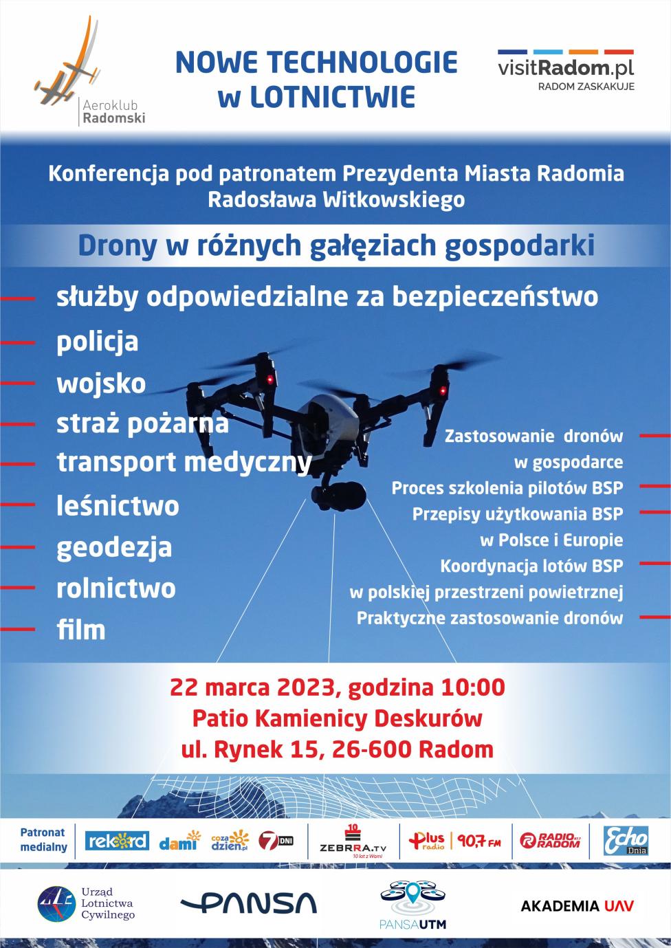 Konferencja "Nowe Technologie w lotnictwie" (fot. Aeroklub Radomski)