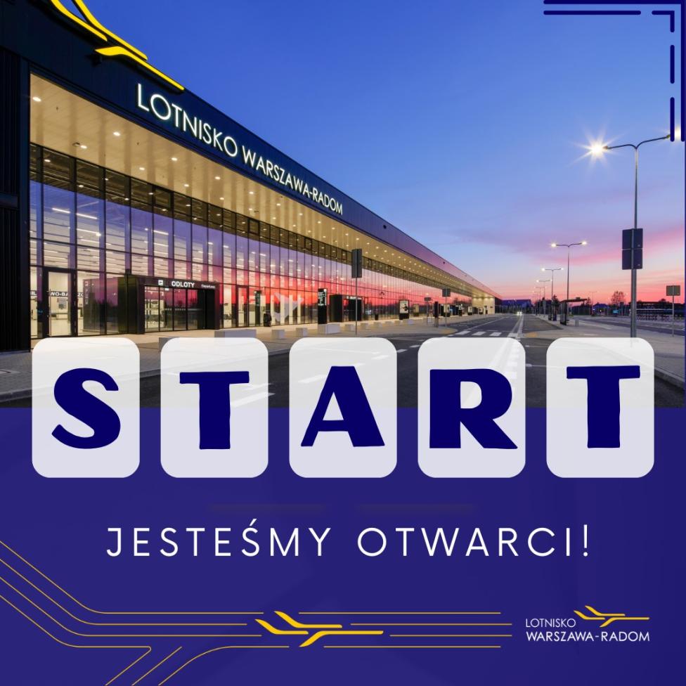 Lotnisko Warszawa-Radom już działa (fot. Port Lotniczy Warszawa-Radom)