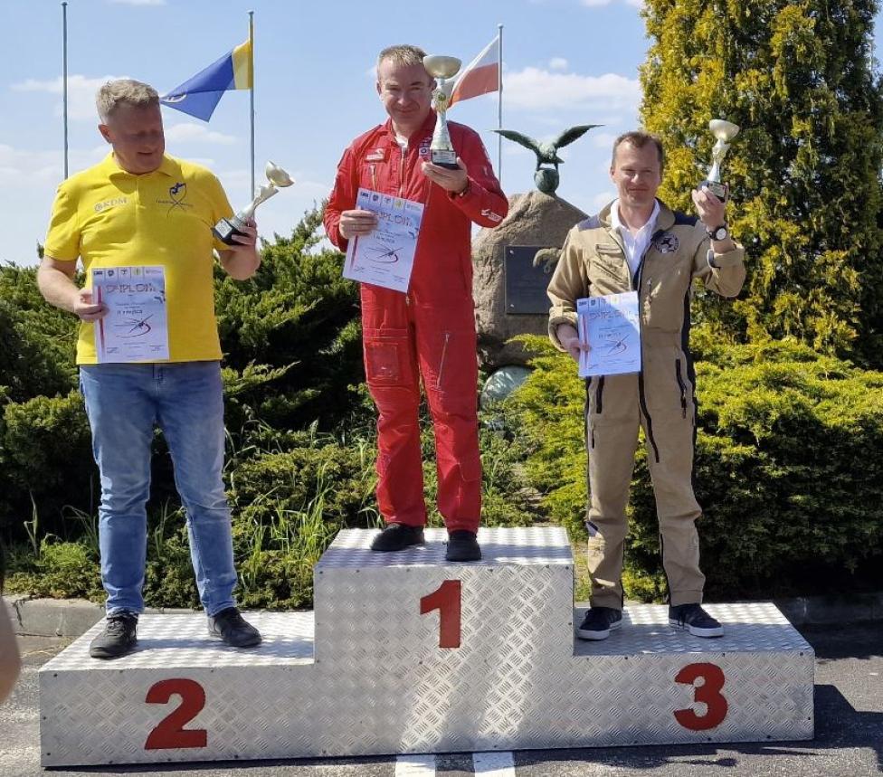 Puchar Polski w Akrobacji Samolotowej - podium (fot. Tymoteusz Szymański)