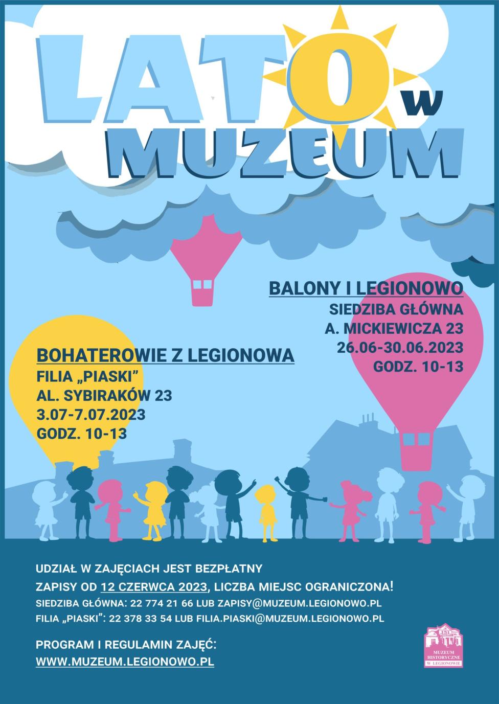Balony i Legionowo w ramach akcji "Lato w Muzeum" (fot. Muzeum Historyczne w Legionowie)