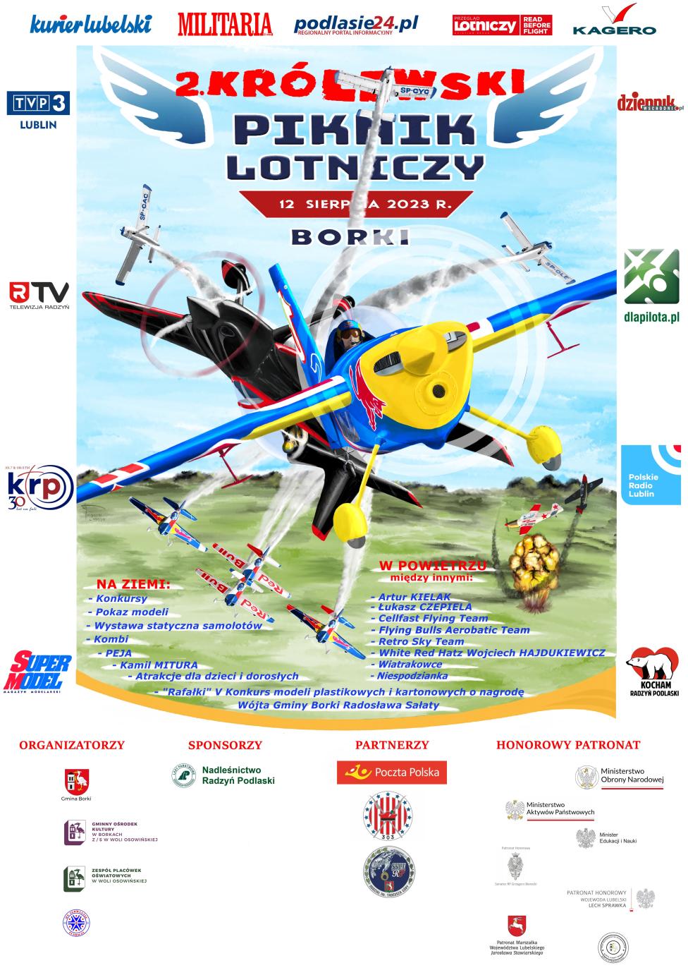 II KRÓLewski Piknik Lotniczy - plakat