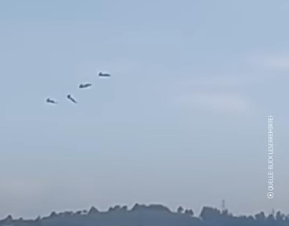 Kolizja w powietrz samolotów Patrouille Suisse
