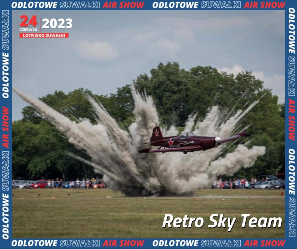 Retro Sky Team na Odlotowe Suwałki AIR SHOW (fot. Odlotowe Suwałki AIR SHOW)