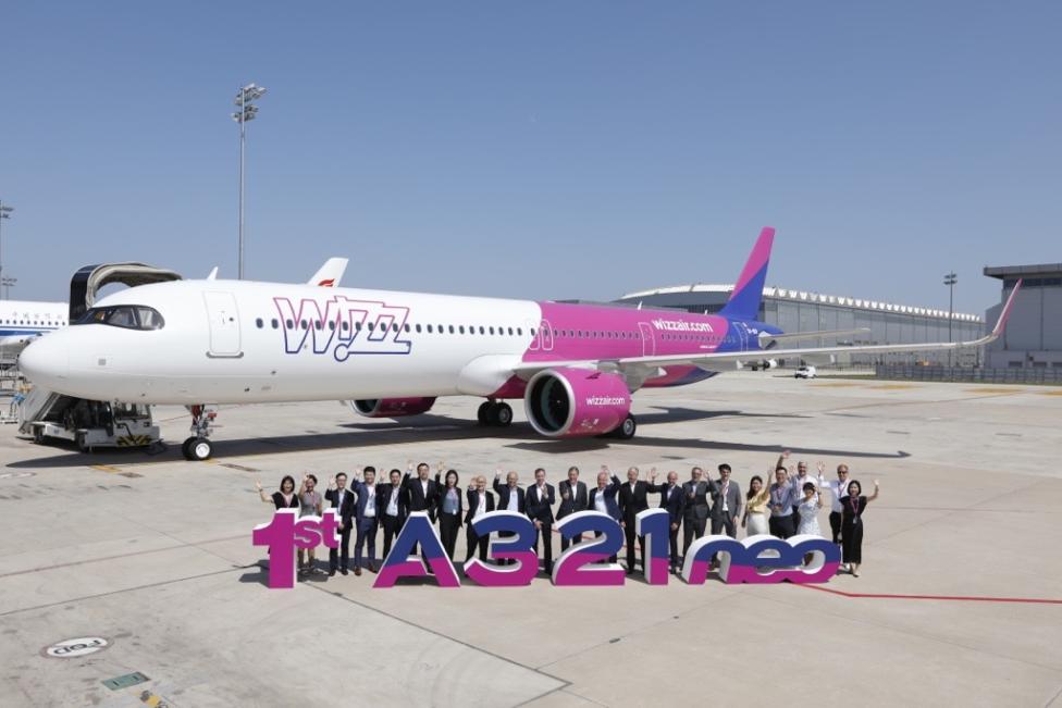 Wizz Air otrzymuje pierwszego Airbusa A321neo z Chin (fot. Wizz Air)