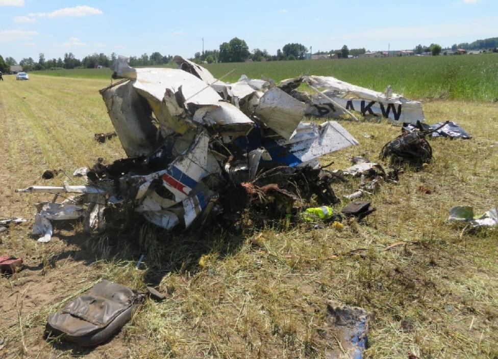 Wypadek Cessny 152 SP-AKW