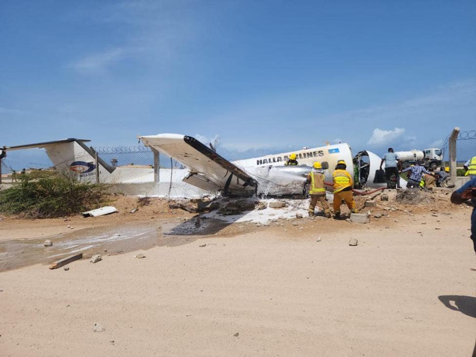 Wypadek EMB-120 Halla Airlines, fot.kaabtv