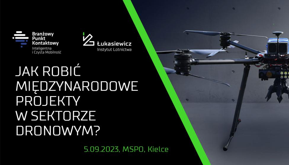 Konferencja "Jak robić międzynarodowe projekty w sektorze dronowym" (fot. Łukasiewicz – Instytut Lotnictwa)