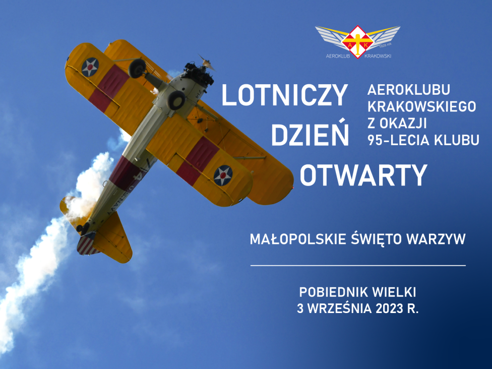 Lotniczy Dzień Otwarty Aeroklubu Krakowskiego z okazji 95-lecia Klubu (fot. Mikołaj Kolarczyk)