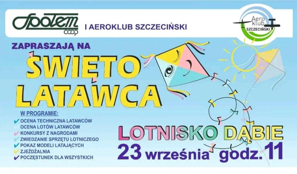Święto Latawca na Lotnisku Dąbie 2023 (fot. Aeroklub Szczeciński)