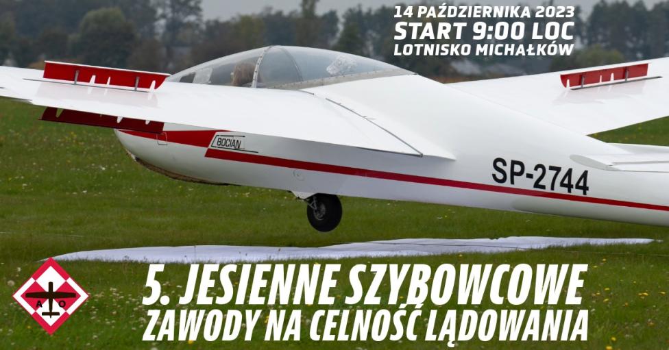 5. Jesienne szybowcowe zawody na celność lądowania w Michałkowie (fot. Aeroklub Ostrowski)
