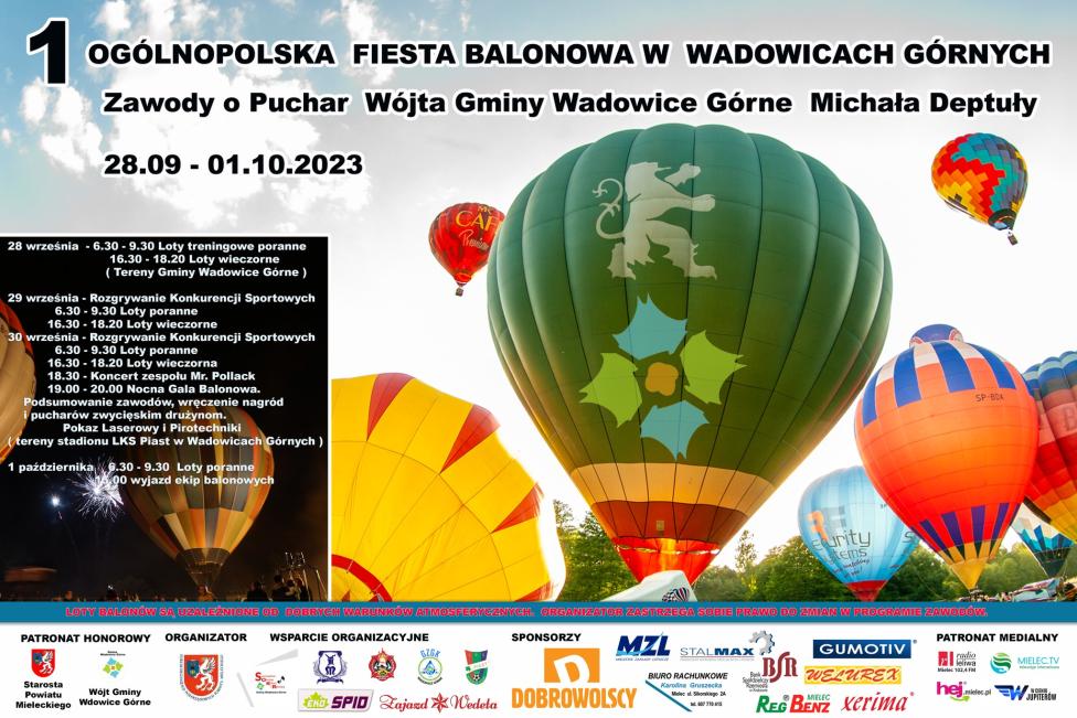 I Ogólnopolska Fiesta Balonowa w Wadowicach Górnych (fot. Marek Dykas)