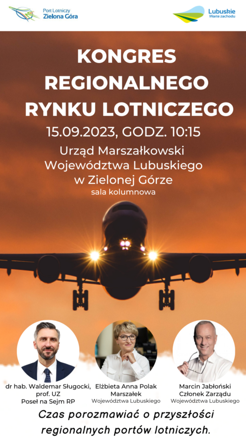 Kongres Regionalnego Rynku Lotniczego w Zielonej Górze (fot. UM Województwa Lubuskiego)