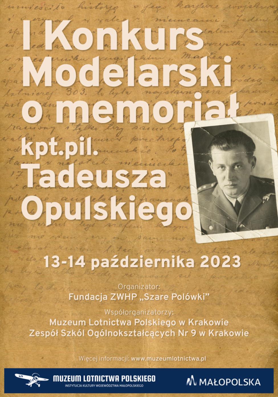 Konkurs Modelarski o memoriał kpt. pil. Tadeusza Opulskiego w Krakowie (fot. Muzeum Lotnictwa Polskiego)