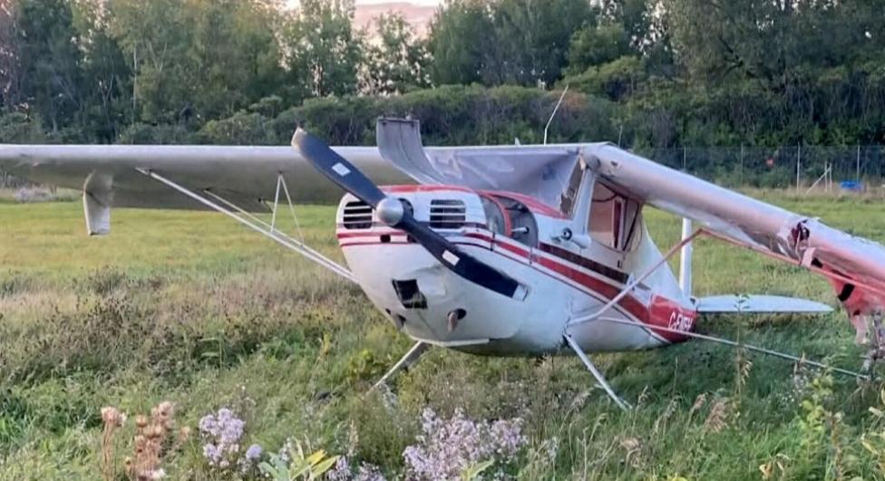 Skradziona Cessna 140, fot CBNews