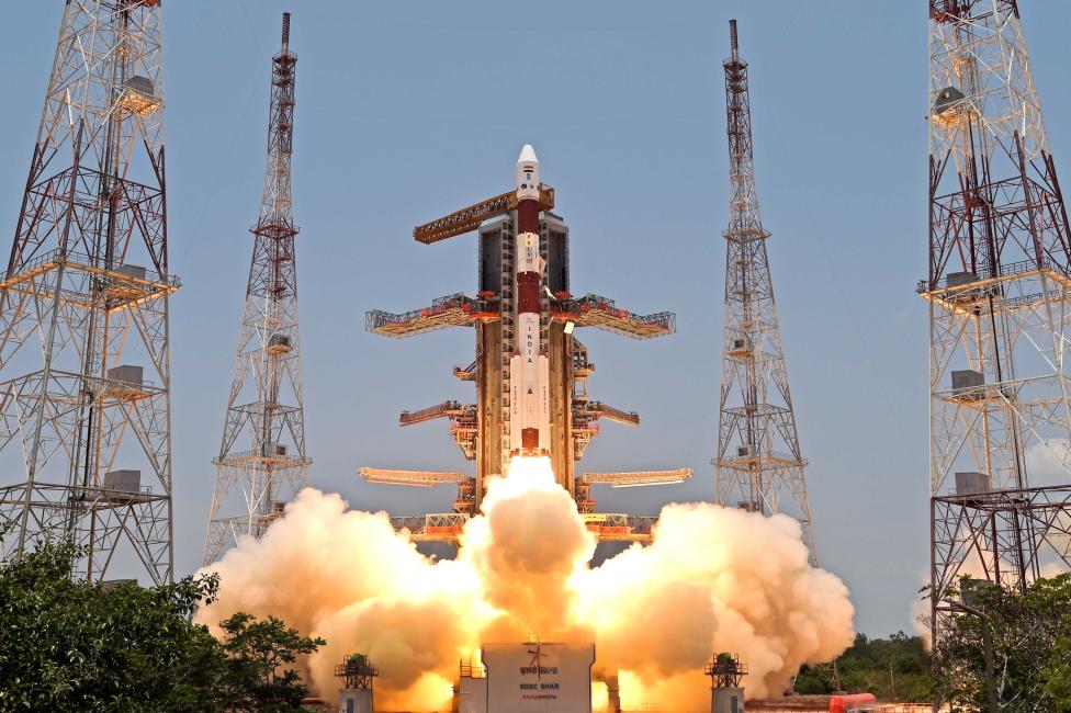 Start misji PSLV-C57 ze statkiem Aditya-L1 (fot. ISRO - Indian Space Research Organisation)
