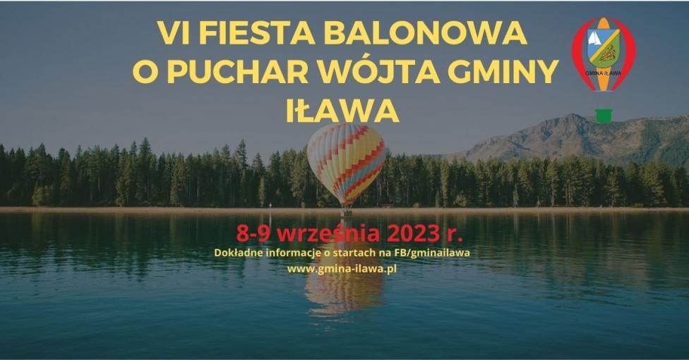 VI Fiesta Balonowa o Puchar Wójta Gminy Iława (fot. Gmina Iława)