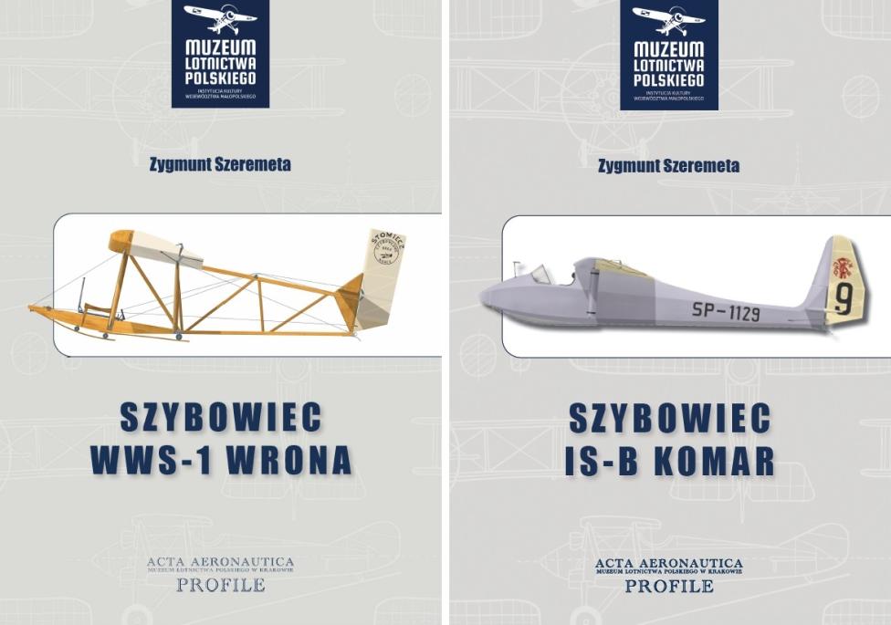 WWS-1 Wrona oraz IS-B Komar - nowe pozycje w MLP (fot. Muzeum Lotnictwa Polskiego)