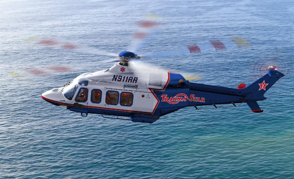 AW139 ratunkowego pogotowia lotniczego Trauma Star (fot. Leonardo)