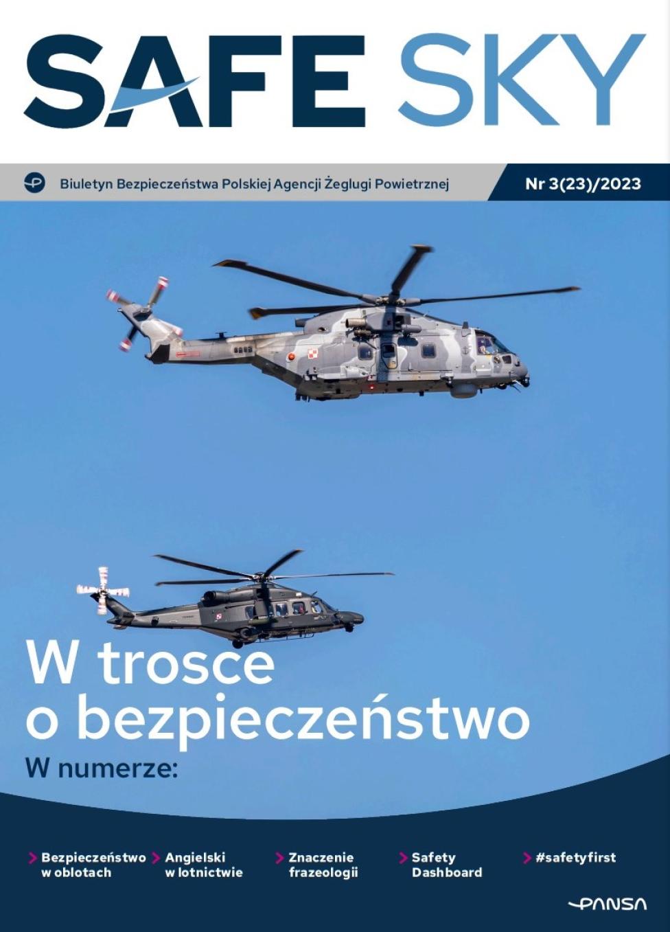 Biuletyn Bezpieczeństwa Polskiej Agencji Żeglugi Powietrznej Nr 3(23)/2023