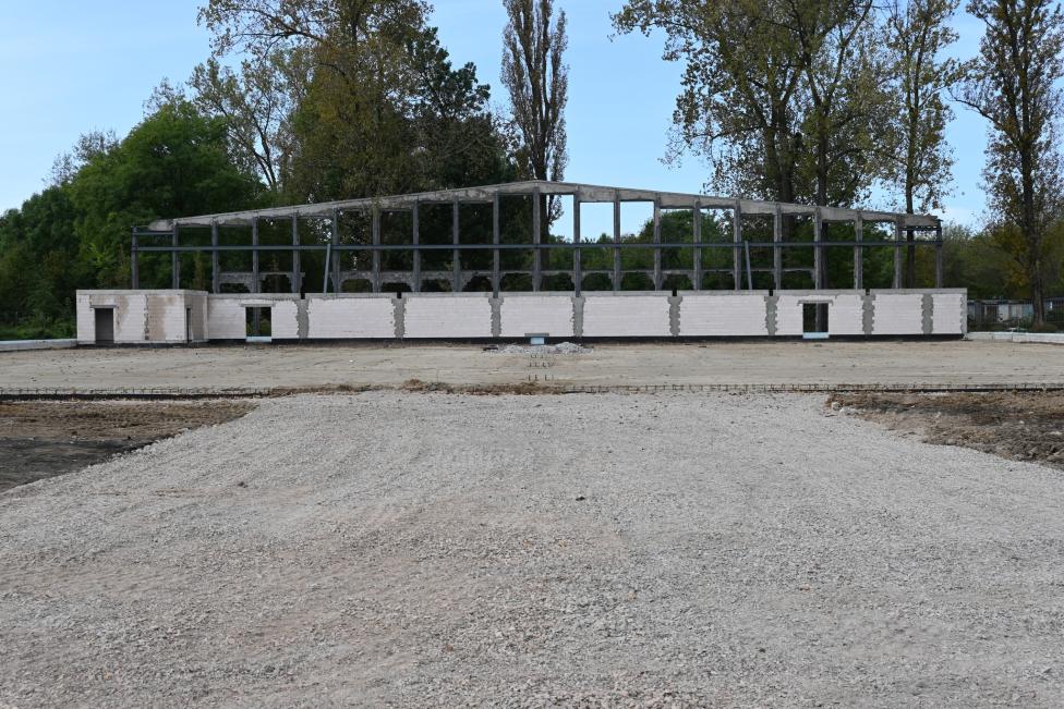 Budowa nowego hangaru w Muzeum Lotnictwa Polskiego, fot. MLP