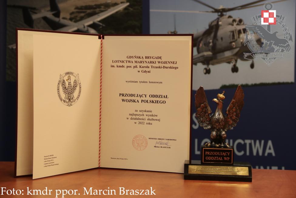 BLMW otrzymała tytuł honorowy Przodującego Oddziału RP (fot. kmdr ppor. Marcin Braszak)