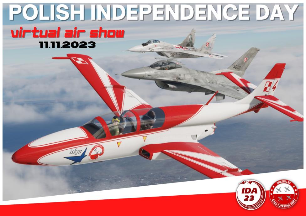 Independence Day Air Show 2023 (fot. Wirtualne Biało-Czerwone Iskry)