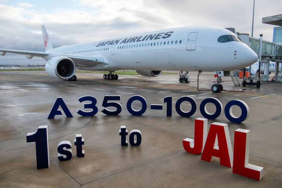 Japan Airlines odebrały swój pierwszy A350-1000 (fot. Airbus)