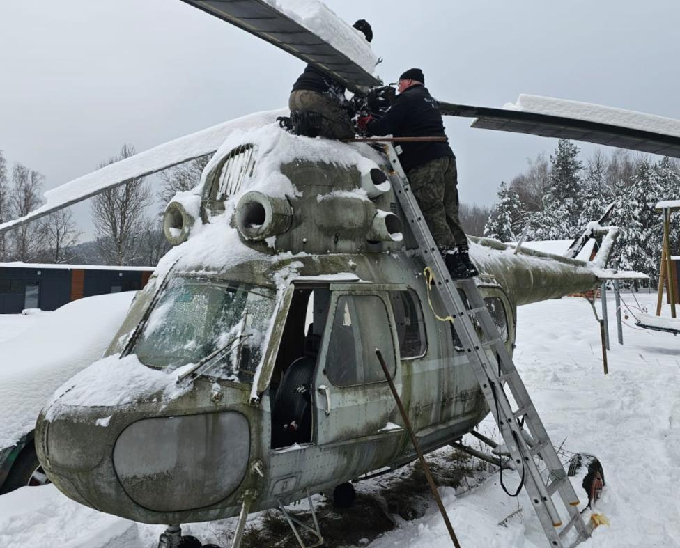 Mi-2 przekazany przez Stowarzyszenie "Krok za krokiem" do Muzeum Ratownictwa w Krakowie (fot. Muzeum Ratownictwa w Krakowie)