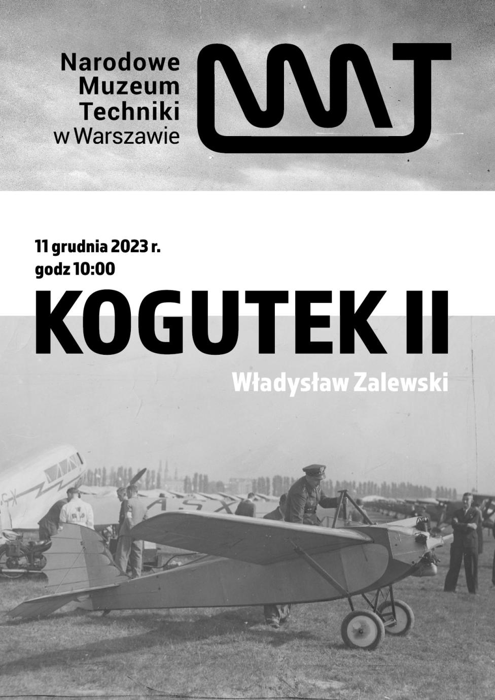 Samolot WZ-XII Kogutek II - spotkanie w Narodowym Muzeum Techniki w Warszawie (fot. Narodowym Muzeum Techniki w Warszawie)