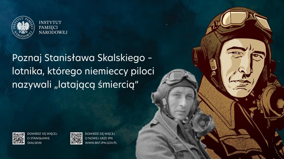 Stanisław Skalski jednym z bohaterów gry "Lotnicy – wojna w przestworzach" (fot. Instytut Pamięci Narodowej)