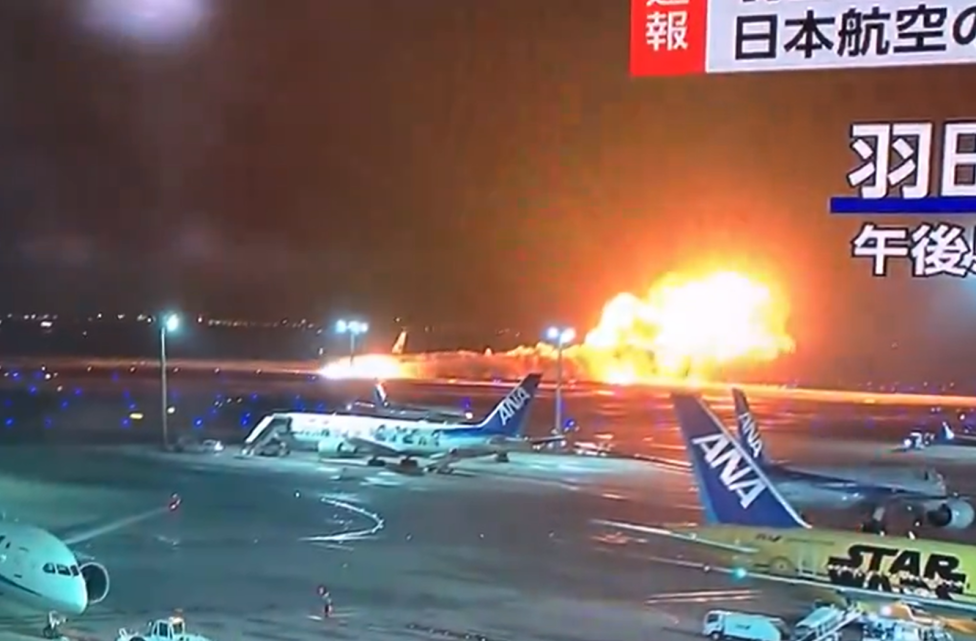 2 stycznia 2024 r., na lotnisku Haneda w Tokio doszło do wypadku samolotu A350 linii Japan Airlines (znaki rejestracyjne JA13XJ), który wykonywał lot JL315 z Hokkaido do stolicy Japonii z 379 pasażerami i członkami załogi na pokładzie