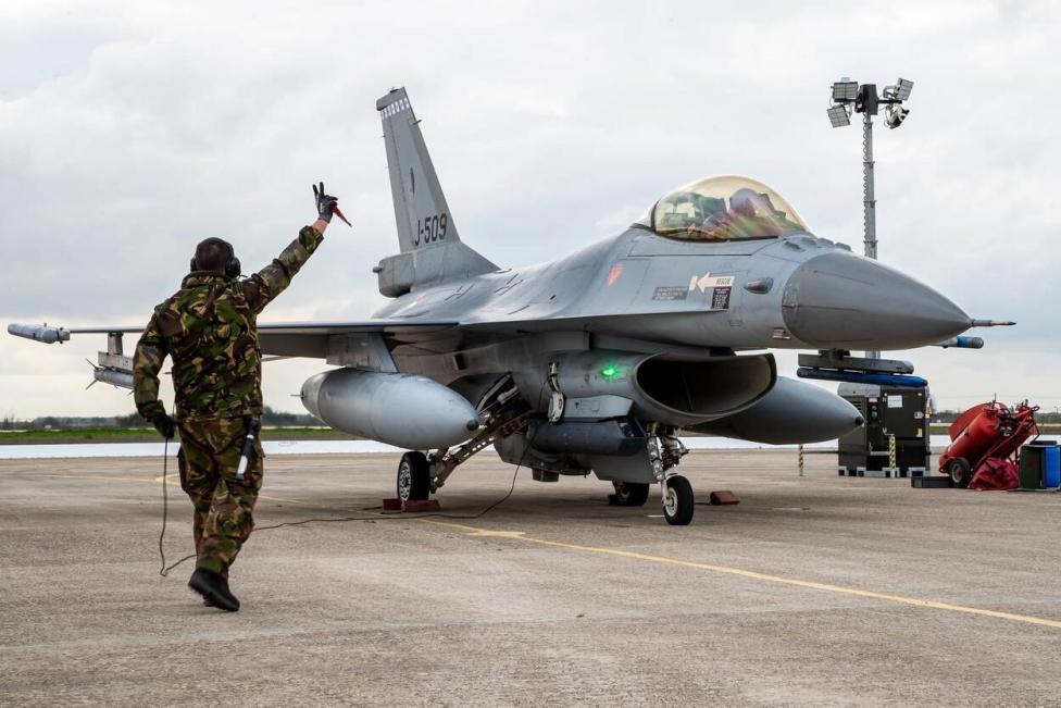 F-16 należący do Królewskich Holenderskich Sił Powietrznych (fot. Ministerstwo Obrony Holandii)