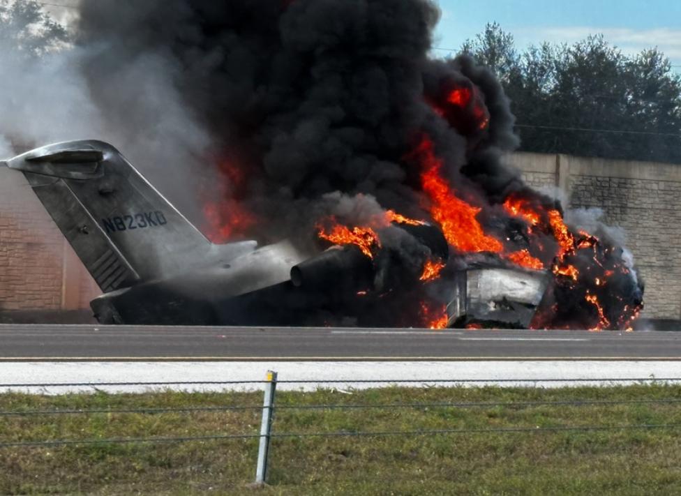 Katastrofa samolotu Bombardier Challenger 604 na Florydzie, fot. wicknews