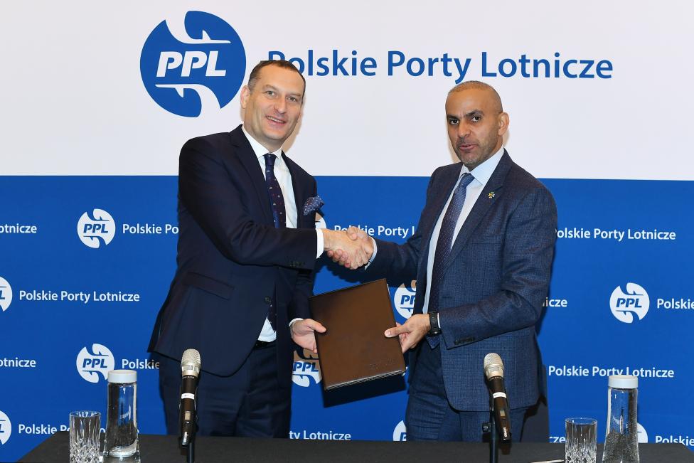 Polskie Porty Lotnicze S.A. i Oman Airports Management Company podpisały list intencyjny (fot. Paweł Mazurek)