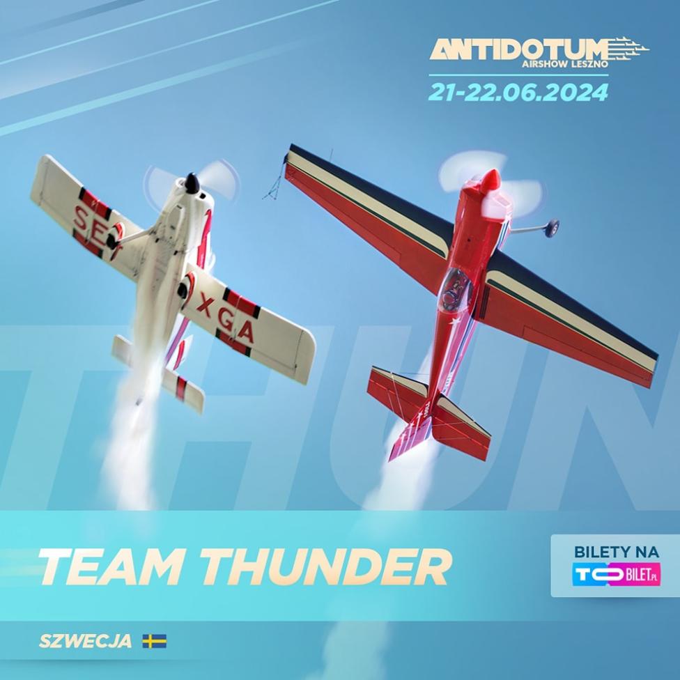 Team Thunder na Antidotum Airshow Leszno 2024 (fot. Antidotum Airshow Leszno)