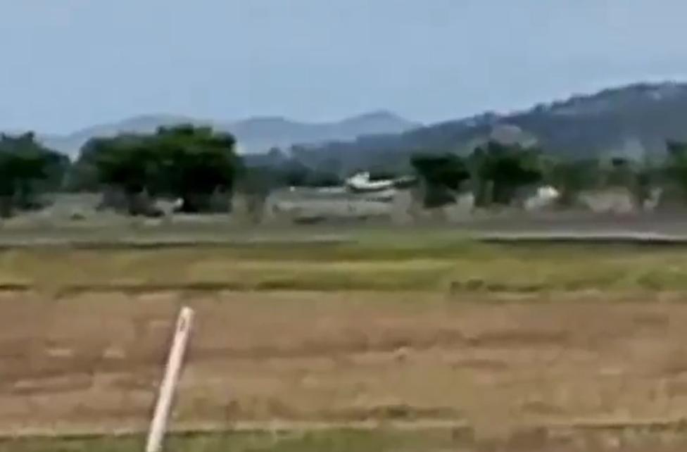 Awaryjne lądowanie PZL M18B Dromader w Australii, fot. kadr twitte