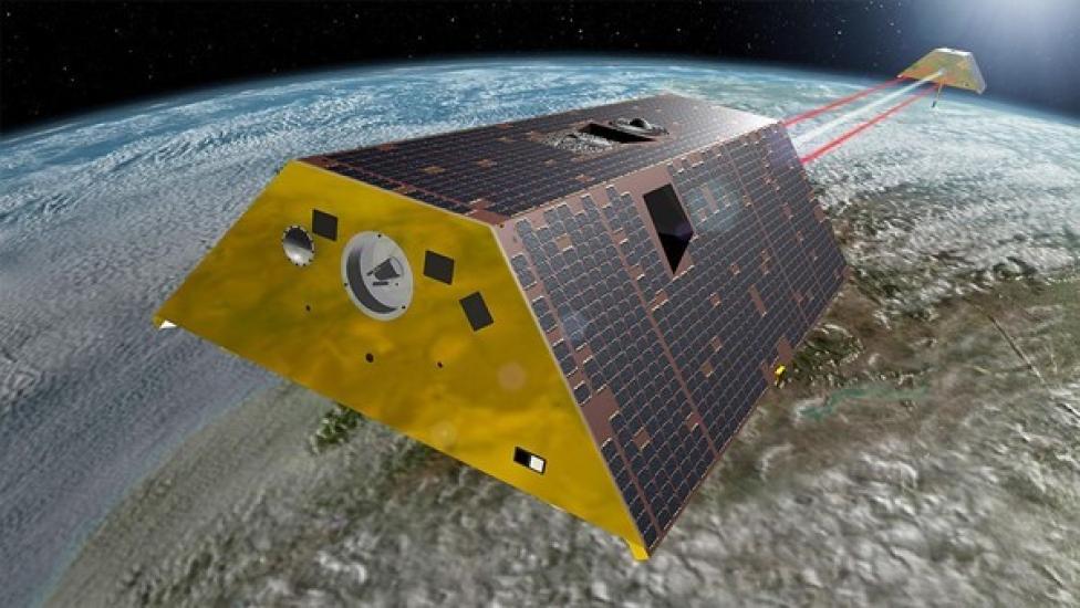 Satelity GRACE-C zastąpią GRACE i GRACE-FO w pomiarach ziemskiego pola grawitacyjnego (fot. Airbus)