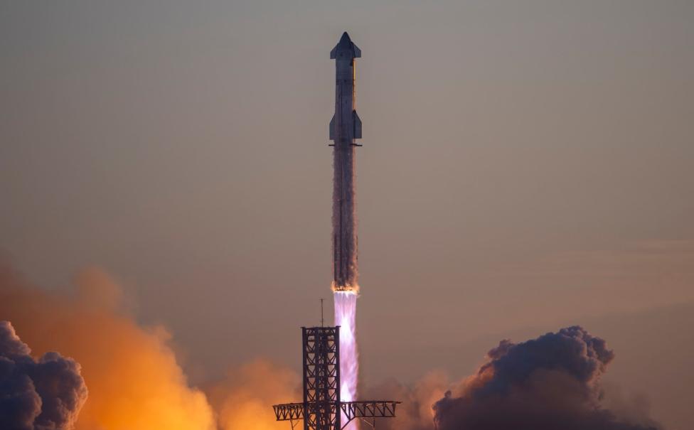 Start rakiety Starship (fot. Space X, Facebook)