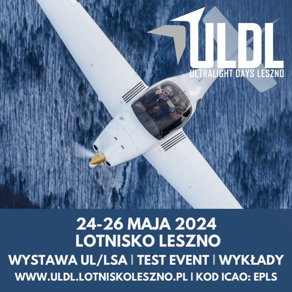ULDL Ultralight Days Leszno 2024 - granatowe (fot. Lotnisko Leszno)
