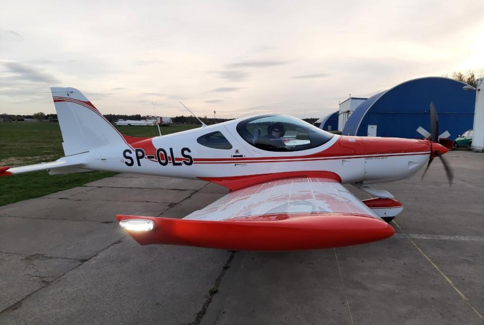 Bristell B23 Turbo Aeroklubu Warmińsko-Mazurskiego na lotnisku Olsztyn Dajtki (fot. Aeroklub Warmińsko-Mazurski)