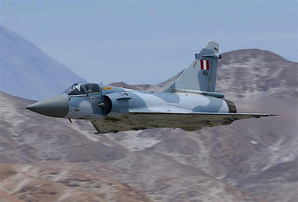 Mirage 2000 peruwiańskich sił powietrznych FAP (fot. Galeria del Ministerio de Defensa del Perú, CC BY 2.0, Wikimedia Commons)
