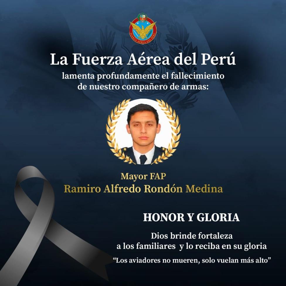 Ramiro Alfredo Rondón Medina (fot. Fuerza Aérea del Perú, Facebook)