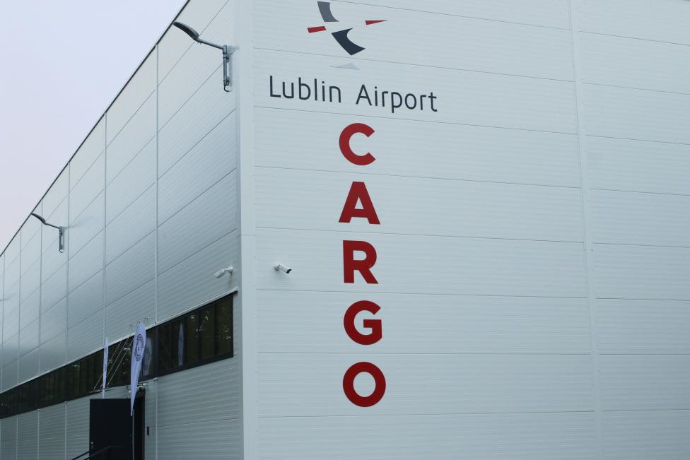 Terminal cargo w Porcie Lotniczym Lublin (fot. Lublin Airport LUZ)