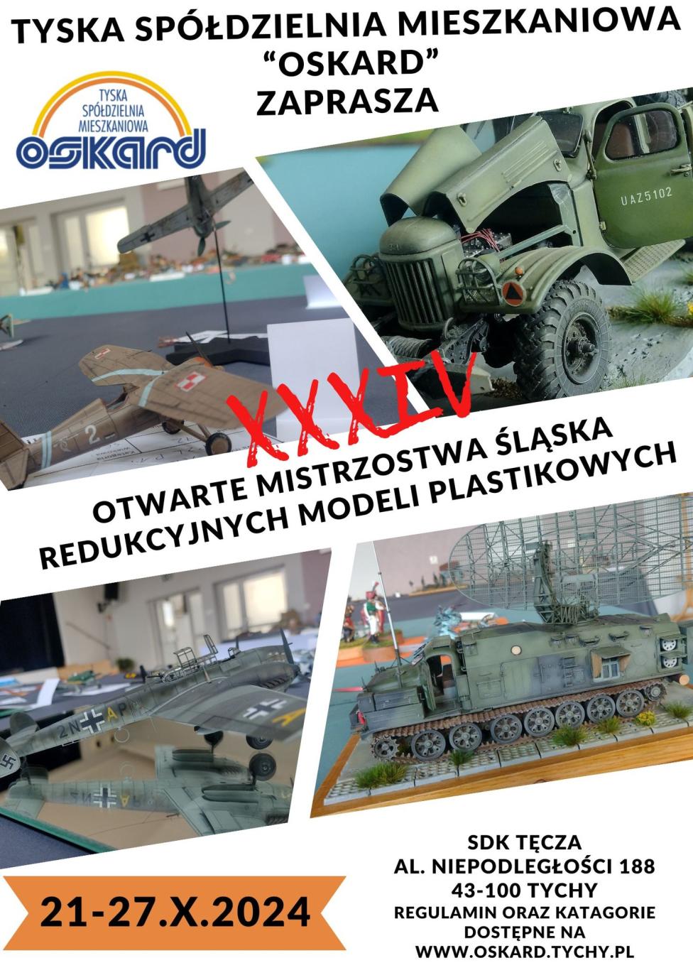 XXXIV Otwarte Mistrzostwa Śląska Redukcyjnych Modeli Plastikowych w Tychach (fot. oskard.tychy.pl) XXXIV Otwarte Mistrzostwa Śląska Redukcyjnych Modeli Plastikowych w Tychach (fot. oskard.tychy.pl)