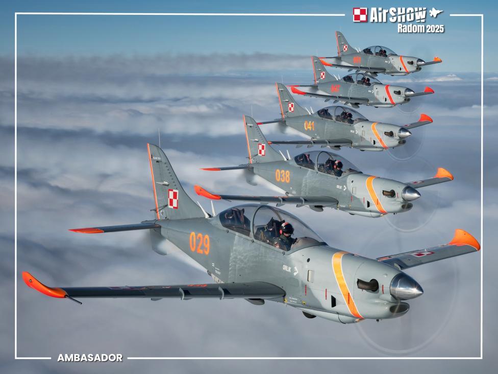 Zespół Akrobacyjny 'Orlik' ambasadorem Air Show Radom 2025 (fot. Międzynarodowe Pokazy Lotnicze AIR SHOW Radom)