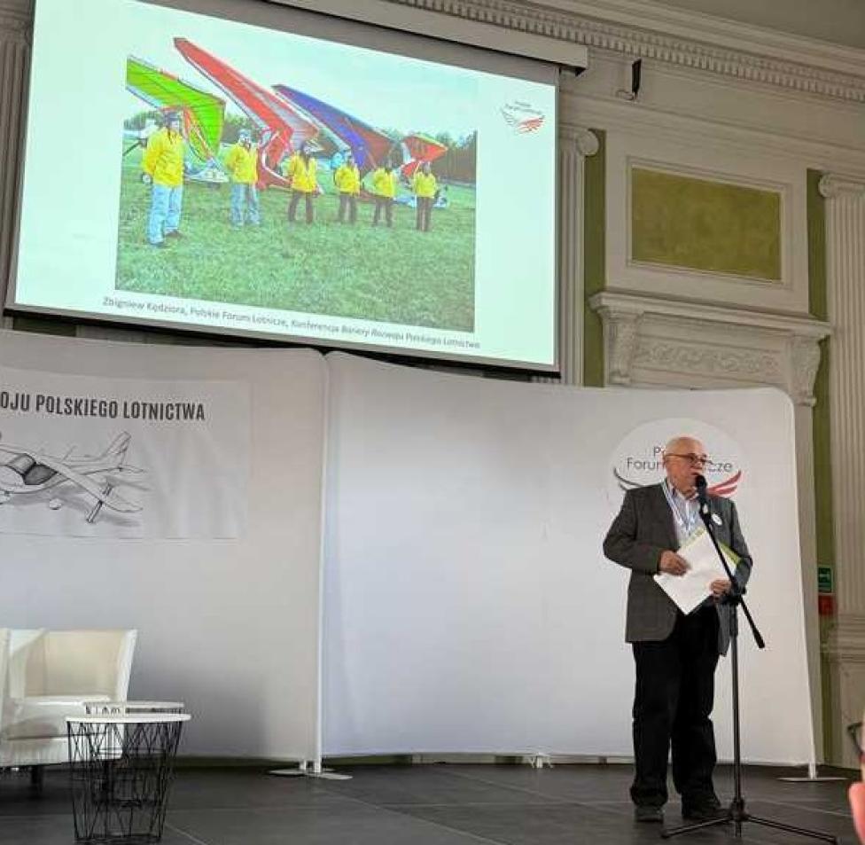 Wystąpienie Zbigniewa Kedziory podczas Polskiego Forum Lotniczego