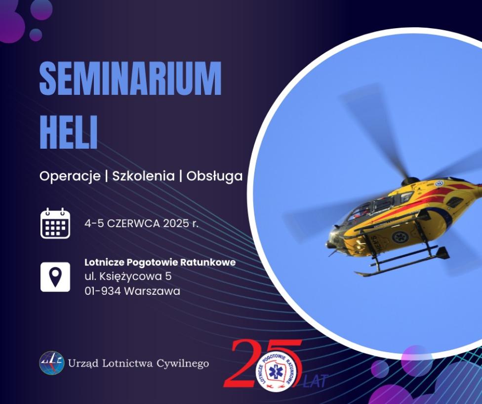Seminarium HELI 2025 (fot. Urząd Lotnictwa Cywilnego)