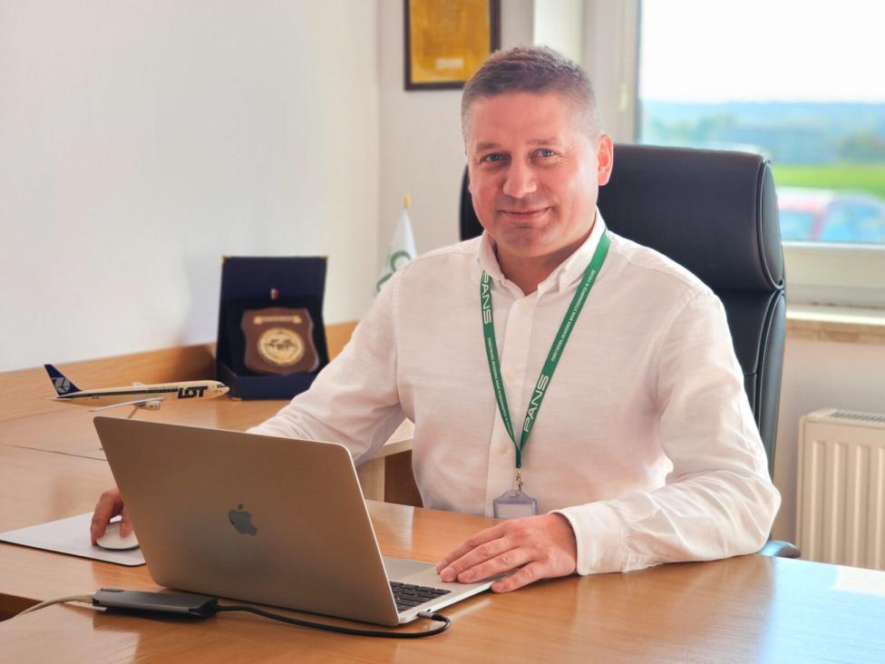 Łukasz Puzio, Dyrektor Centrum Lotniczego PANS w Chełmie (fot. PANS w Chełmie)
