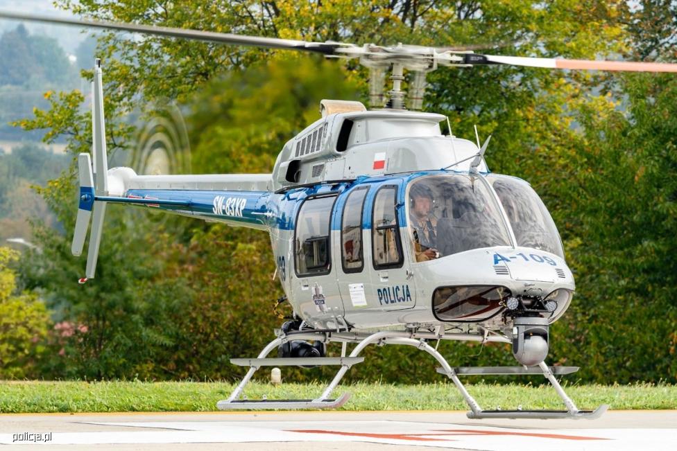 Bell 407-GXi należący do Policji - start (fot. KWP w Rzeszowie) Bell 407-GXi należący do Policji - start (fot. KWP w Rzeszowie)